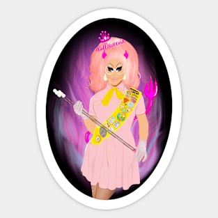 Trixie Mattel Halloween dragoween Design Sticker